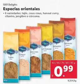 Lidl 1001 delights - especial orientales oferta