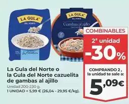 La Sirena La gula del norte - la gula del norte o la gula del norte cazuelia de gambas al ajillo oferta