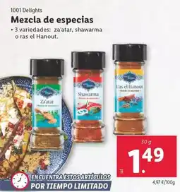 Lidl 1001 delights - mezcla de especias oferta
