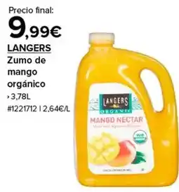 Costco Mango - zumo de mango orgánico oferta