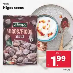 Lidl Alesto - higos secos oferta