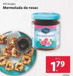 Lidl 1001 delights - mermelada de rosas oferta