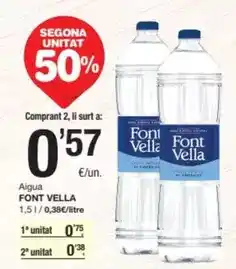 SPAR Fragadis Font vella - aigua oferta