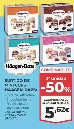La Sirena Häagen-dazs - surtido de mini cups oferta