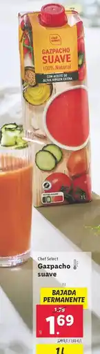 Lidl Chef select - gazpacho suave oferta
