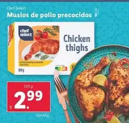 Lidl Chef select - muslos de pollo precocidos oferta