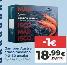 La Sirena Austral - gambon crudo mediano oferta