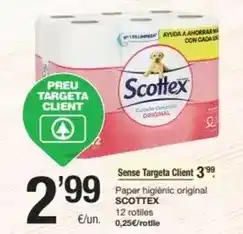 SPAR Fragadis Scottex - sense targeta oferta