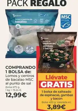 La Sirena La sirena - lomos y centros de bacalao msc al punto de sal oferta