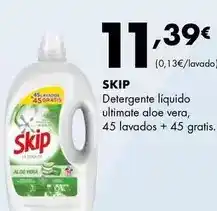Supermercados Lupa Skip - detergente líquido ultimate aloe vera, 45 lavados oferta