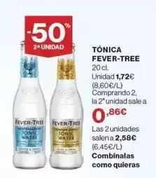 El Corte Inglés Fever tree - tónica oferta
