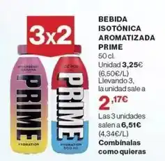 El Corte Inglés Prime - bebida isotónica aromatizada oferta