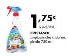 Supermercados Lupa Cristasol - limpiacristales cristalino, pistola oferta