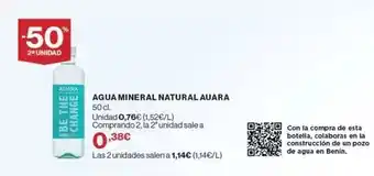El Corte Inglés Aquarel - agua mineral oferta