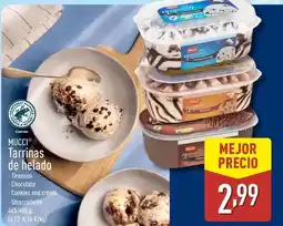 ALDI Mucci - tarrinas de helado oferta