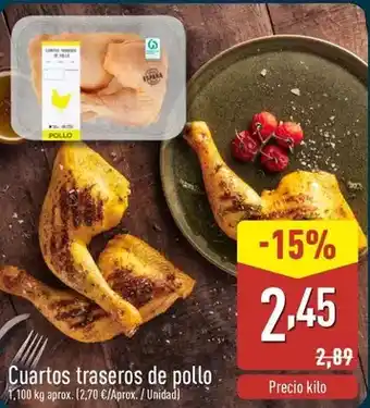 ALDI Cuartos traseros de pollo oferta