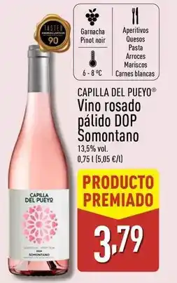 ALDI Capilla del pueyo - vino rosado palido dop somontano oferta