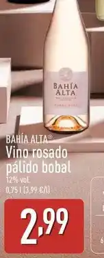 ALDI Bahia alta - vino rosado palido bobal oferta
