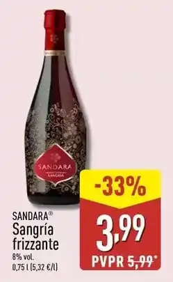 ALDI Sandara - sangría frizzante oferta