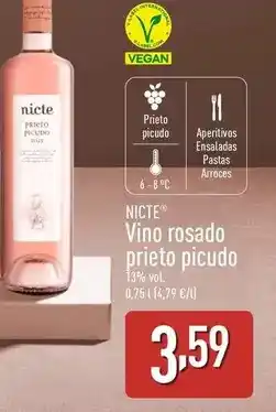 ALDI Nicte - vino rosado prieto picudo oferta