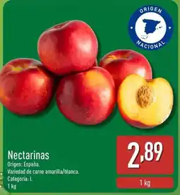 ALDI Nectarinas oferta