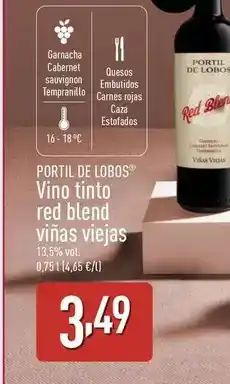 ALDI Portil de lobos - vino tinto red blend vinas viejas oferta