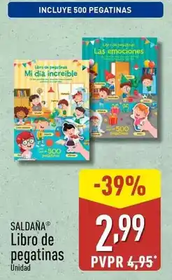 ALDI Saldana - libro de pegatinas oferta