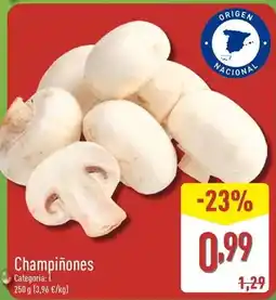 ALDI Champiñones oferta