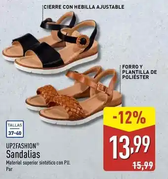 ALDI Up2fashion - sandalias oferta