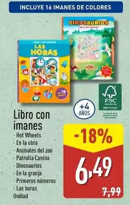 ALDI Libro con imanes oferta