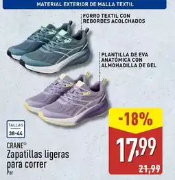 ALDI Crane - zapatillas ligeras para correr oferta