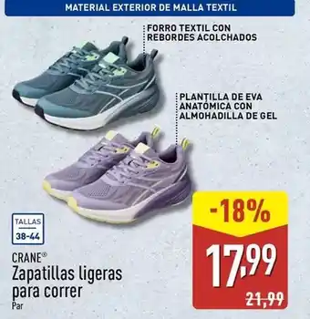 ALDI Crane - zapatillas ligeras para correr oferta
