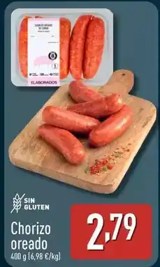 ALDI Chorizo oreado oferta