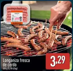 ALDI Longaniza fresca de cerdo oferta