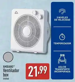 ALDI Ambiano - ventilador box oferta