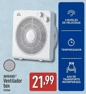 ALDI Ambiano - ventilador box oferta