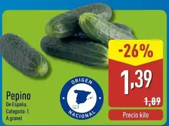 ALDI España - pepino oferta