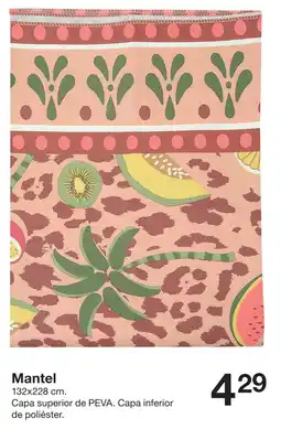 Zeeman Mantel 132x228 cm. oferta