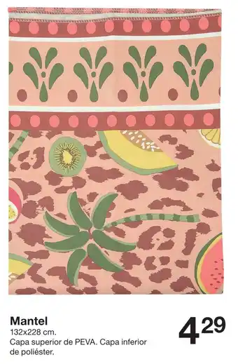 Zeeman Mantel 132x228 cm. oferta