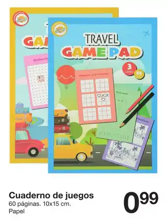 Zeeman Cuaderno de juegos oferta