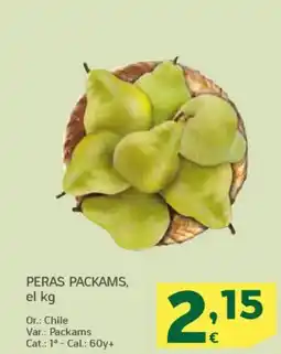 HiperDino Peras packams oferta