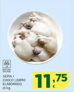 HiperDino Sepia / choco limpio elaborado oferta