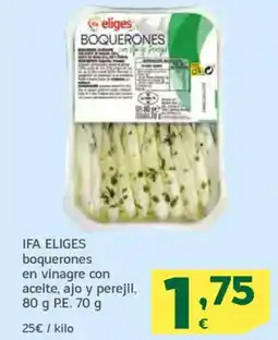 HiperDino IFA ELIGES boquerones en vinagre con aceite, ajo y perejil oferta