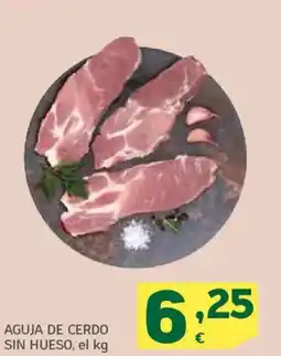 HiperDino Aguja de cerdo sin hueso oferta