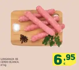 HiperDino Longaniza de cerdo blanca oferta