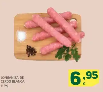 HiperDino Longaniza de cerdo blanca oferta