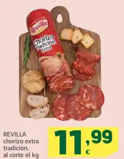 HiperDino REVILLA chorizo extra tradición oferta