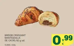 HiperDino Bridor croissant mantequilla de cacao oferta