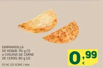 HiperDino De kebab o chilena de carne de cerdo oferta