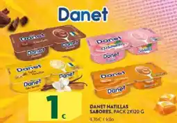 HiperDino DANET Natillas sabores oferta